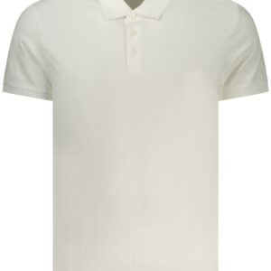 CALVIN KLEIN POLO MANICHE CORTE UOMO BIANCO