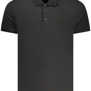 CALVIN KLEIN POLO MANICHE CORTE UOMO NERO