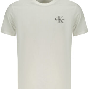 CALVIN KLEIN T-SHIRT MANICHE CORTE UOMO BIANCO