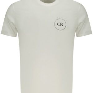 CALVIN KLEIN T-SHIRT MANICHE CORTE UOMO BIANCO