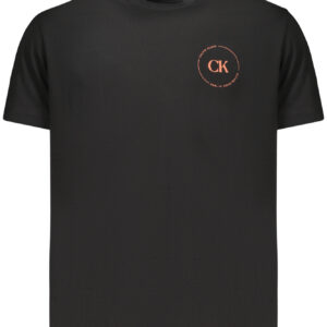 CALVIN KLEIN T-SHIRT MANICHE CORTE UOMO NERO