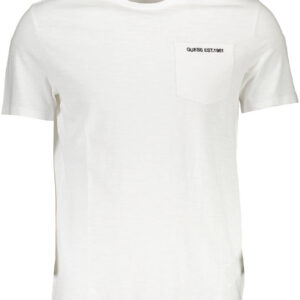 GUESS JEANS T-SHIRT MANICHE CORTE UOMO BIANCO