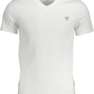 GUESS JEANS T-SHIRT MANICHE CORTE UOMO BIANCO