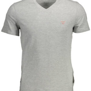 GUESS JEANS T-SHIRT MANICHE CORTE UOMO GRIGIO