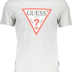 GUESS JEANS T-SHIRT MANICHE CORTE UOMO GRIGIO