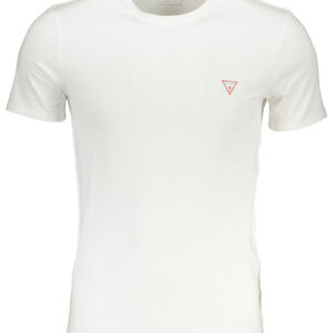 GUESS JEANS T-SHIRT MANICHE CORTE UOMO BIANCO