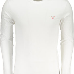 GUESS JEANS T-SHIRT MANICHE LUNGHE UOMO BIANCO