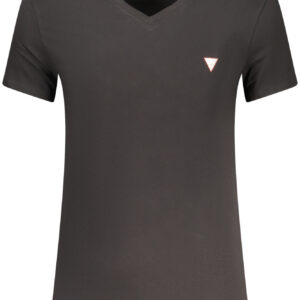 GUESS JEANS T-SHIRT MANICHE CORTE UOMO NERO