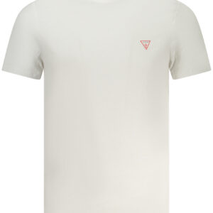 GUESS JEANS T-SHIRT MANICHE CORTE UOMO BIANCO
