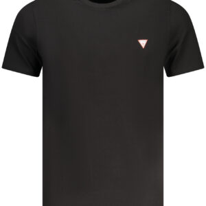 GUESS JEANS T-SHIRT MANICHE CORTE UOMO NERO