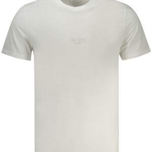 GUESS JEANS T-SHIRT MANICHE CORTE UOMO BIANCO