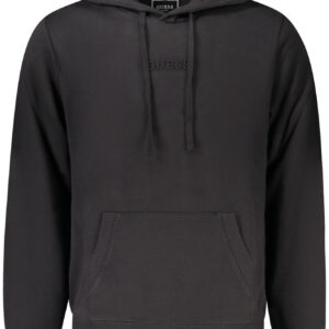GUESS JEANS FELPA SENZA ZIP UOMO NERO