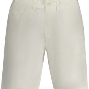 GUESS JEANS PANTALONE BERMUDA UOMO BIANCO