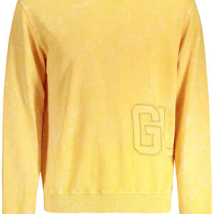 GUESS JEANS FELPA SENZA ZIP UOMO GIALLO