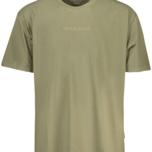 GUESS JEANS T-SHIRT MANICHE CORTE UOMO VERDE