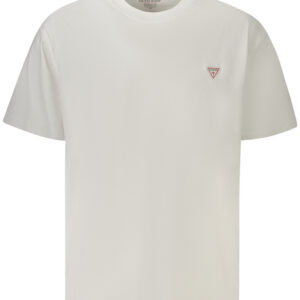 GUESS JEANS T-SHIRT MANICHE CORTE UOMO BIANCO