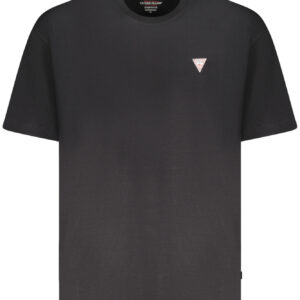 GUESS JEANS T-SHIRT MANICHE CORTE UOMO NERO