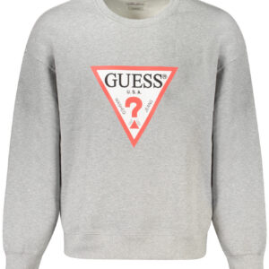 GUESS JEANS FELPA SENZA ZIP UOMO GRIGIO