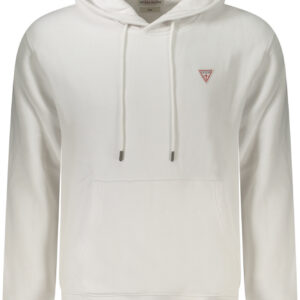 GUESS JEANS FELPA SENZA ZIP UOMO BIANCO