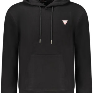 GUESS JEANS FELPA SENZA ZIP UOMO NERO