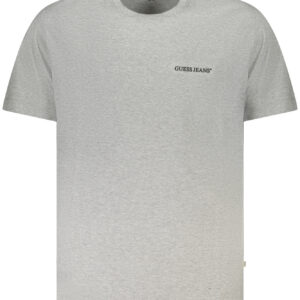 GUESS JEANS T-SHIRT MANICHE CORTE UOMO GRIGIO