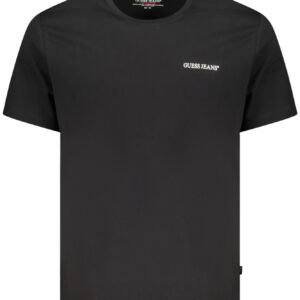 GUESS JEANS T-SHIRT MANICHE CORTE UOMO NERO