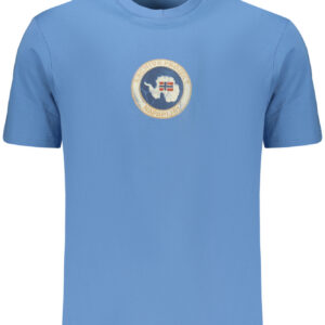 NAPAPIJRI T-SHIRT MANICHE CORTE UOMO AZZURRO