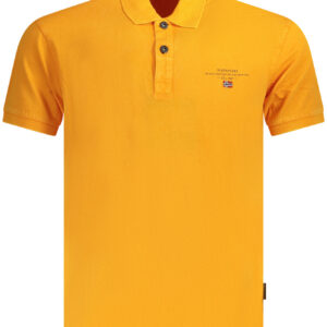 NAPAPIJRI POLO MANICHE CORTE UOMO ARANCIO