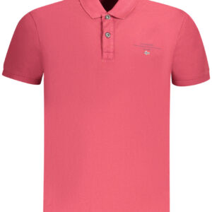 NAPAPIJRI POLO MANICHE CORTE UOMO ROSSO