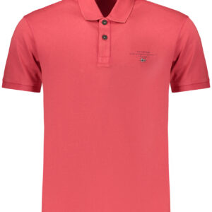 NAPAPIJRI POLO MANICHE CORTE UOMO ROSSO