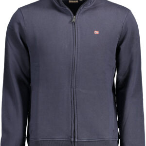 NAPAPIJRI FELPA CON ZIP UOMO BLU