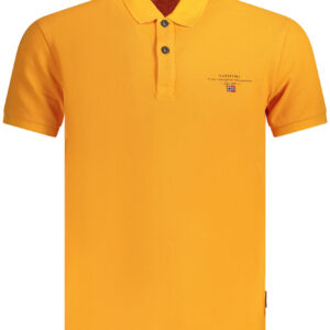 NAPAPIJRI POLO MANICHE CORTE UOMO ARANCIO