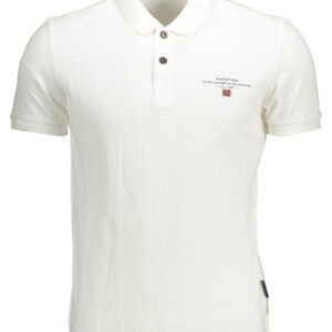 NAPAPIJRI POLO MANICHE CORTE UOMO BIANCO