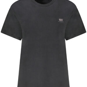 NAPAPIJRI T-SHIRT MANICHE CORTE DONNA NERO
