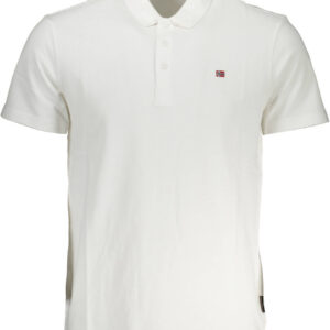 NAPAPIJRI POLO MANICHE CORTE UOMO BIANCO