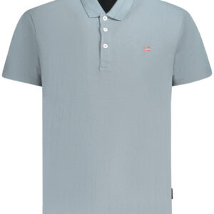 NAPAPIJRI POLO MANICHE CORTE UOMO GRIGIO