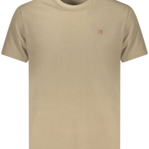 NAPAPIJRI T-SHIRT MANICHE CORTE UOMO MARRONE