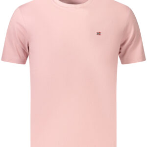 NAPAPIJRI T-SHIRT MANICHE CORTE UOMO ROSA