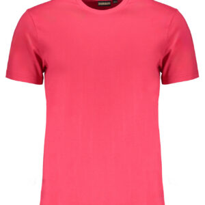 NAPAPIJRI T-SHIRT MANICHE CORTE UOMO ROSA