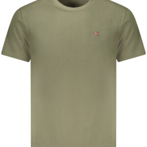 NAPAPIJRI T-SHIRT MANICHE CORTE UOMO VERDE