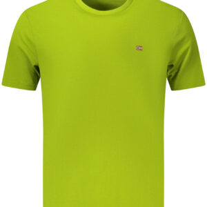 NAPAPIJRI T-SHIRT MANICHE CORTE UOMO VERDE