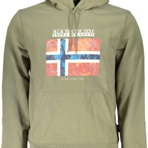 NAPAPIJRI FELPA SENZA ZIP UOMO VERDE