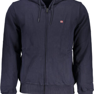 NAPAPIJRI FELPA CON ZIP UOMO BLU