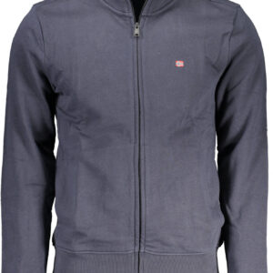 NAPAPIJRI FELPA CON ZIP UOMO BLU
