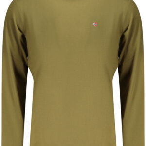 NAPAPIJRI T-SHIRT MANICHE LUNGHE UOMO VERDE