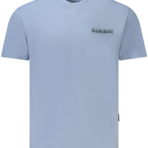 NAPAPIJRI T-SHIRT MANICHE CORTE UOMO AZZURRO