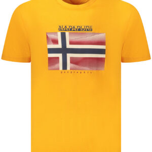 NAPAPIJRI T-SHIRT MANICHE CORTE UOMO ARANCIO