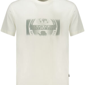 NAPAPIJRI T-SHIRT MANICHE CORTE UOMO BIANCO