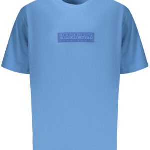 NAPAPIJRI T-SHIRT MANICHE CORTE UOMO AZZURRO