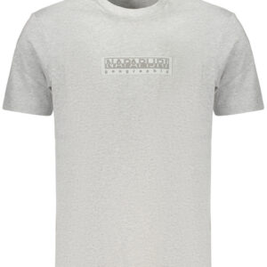 NAPAPIJRI T-SHIRT MANICHE CORTE UOMO GRIGIO